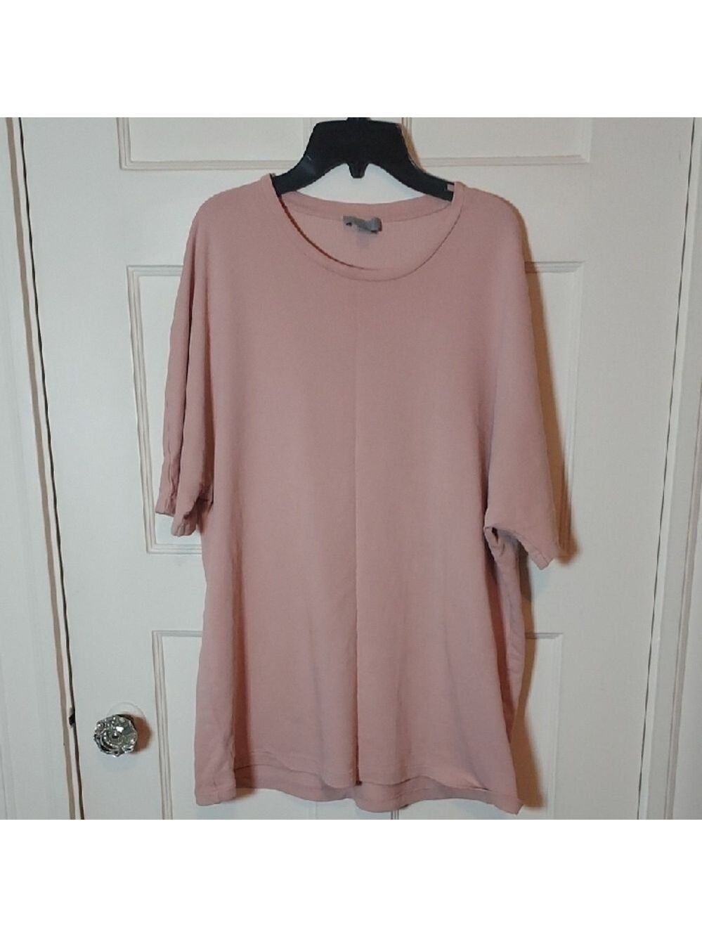 COS Men's Short Sleeve Crewneck T-Shirt Pink XL